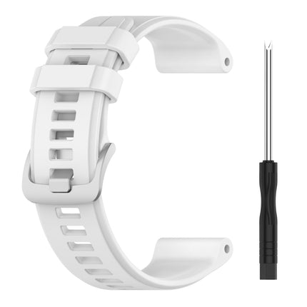 For Garmin Descent G1 / Forerunner 745/945/935 / Approach S62 Solid Color Silicone Watch Band