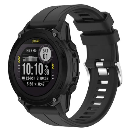 For Garmin Descent G1 / Forerunner 745/945/935 / Approach S62 Solid Color Silicone Watch Band