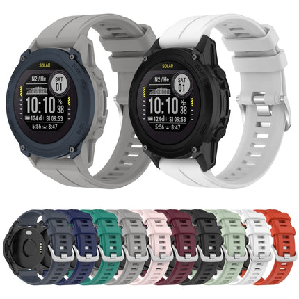 For Garmin Descent G1 / Forerunner 745/945/935 / Approach S62 Solid Color Silicone Watch Band