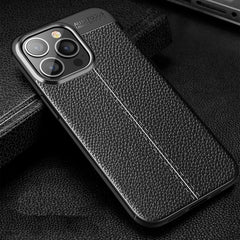 Litchi Texture TPU Phone Case, For iPhone 14 Pro, For iPhone 14 Pro Max, For iPhone 14, For iPhone 14 Plus