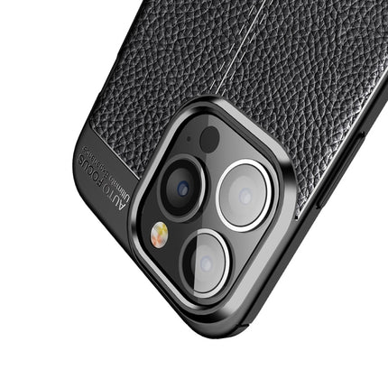 Litchi Texture TPU Phone Case, For iPhone 14 Pro, For iPhone 14 Pro Max, For iPhone 14 Plus