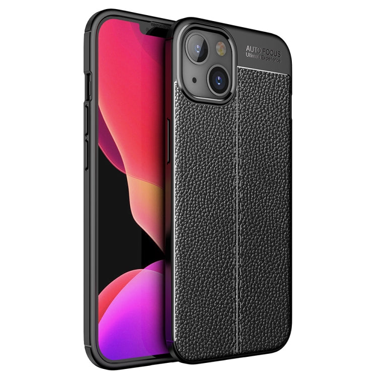 TPU-Telefonhülle mit Litschi-Textur, für iPhone 14 Pro, für iPhone 14 Pro Max, für iPhone 14, für iPhone 14 Plus
