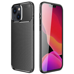 Carbon Fiber Texture TPU Phone Case, For iPhone 14 Pro, For iPhone 14 Pro Max, For iPhone 14, For iPhone 14 Plus