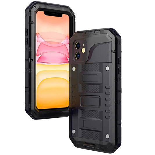 Funda protectora de silicona + metal a prueba de polvo, golpes, agua y polvo, para iPhone 11, para iPhone 11 Pro Max, para iPhone 11 Pro