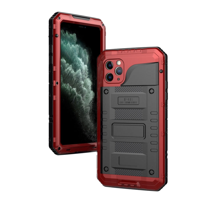 Staubdichte, stoßfeste, wasserdichte Schutzhülle aus Silikon + Metall, für iPhone 11, für iPhone 11 Pro Max, für iPhone 11 Pro