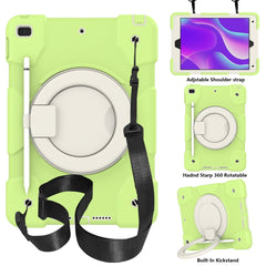 Silicone + PC Full Body Protection Tablet Case With Holder & Strap, For Samsung Galaxy Tab A8 10.5 2021, For iPad 10.2 2019/10.2 2020/10.2 2021