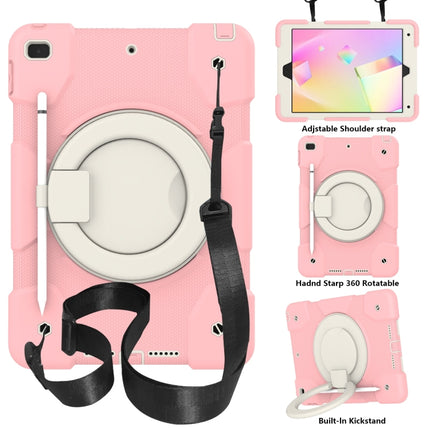 Silicone + PC Full Body Protection Tablet Case With Holder & Strap