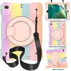 For iPad 9.7 2018 / Colorful Rose Gold