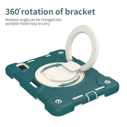 Funda protectora de cuerpo completo de silicona + PC para tableta con soporte y correa, para iPad mini 2021, para iPad mini 4 2015/mini 2019