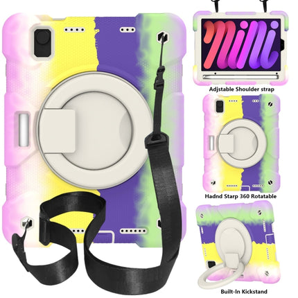 Funda protectora de cuerpo completo de silicona + PC para tableta con soporte y correa, para iPad mini 2021, para iPad mini 4 2015/mini 2019