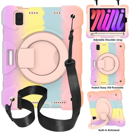 Funda protectora de cuerpo completo de silicona + PC para tableta con soporte y correa, para iPad mini 2021, para iPad mini 4 2015/mini 2019