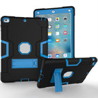 For iPad 4 / 3 / 2 / Black + Blue