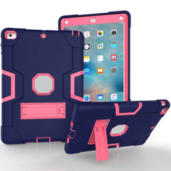 Silicone + PC Protective Case with Stand, For iPad 4 / 3 / 2, For iPad mini 3/2/1