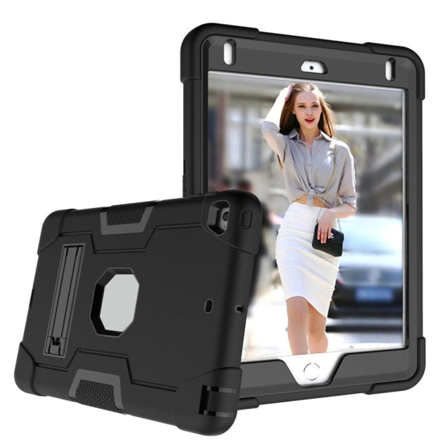 Silicone + PC Protective Case with Stand, For iPad 4 / 3 / 2, For iPad mini 3/2/1