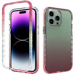 Two-color Gradual Change PC+TPU Phone Case, For iPhone 14 Plus, For iPhone 14, For iPhone 14 Pro, For iPhone 14 Pro Max