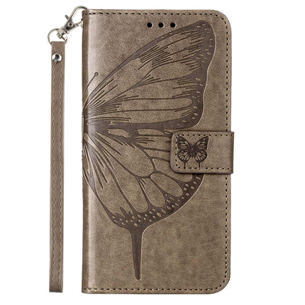 Embossed Butterfly Leather Phone Case, For iPhone 14, For iPhone 14 Plus, For iPhone 14 Pro