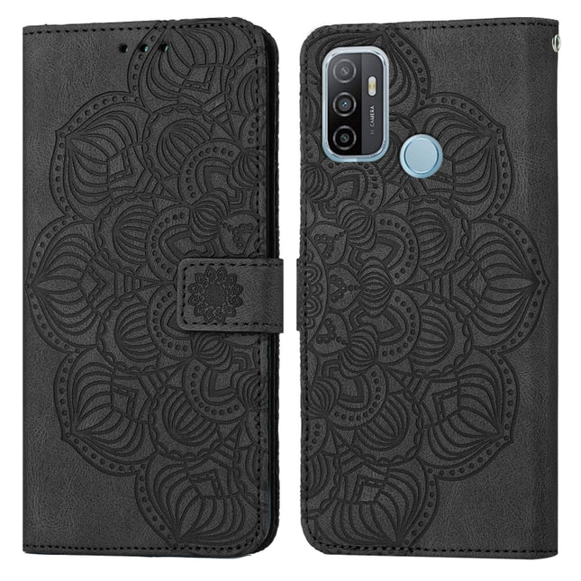 Mandala Embossed Flip Leather Phone Case, For OPPO A53s, For OPPO A54 4G, For OPPO A92 / A72 / A52, For OPPO A93 5G