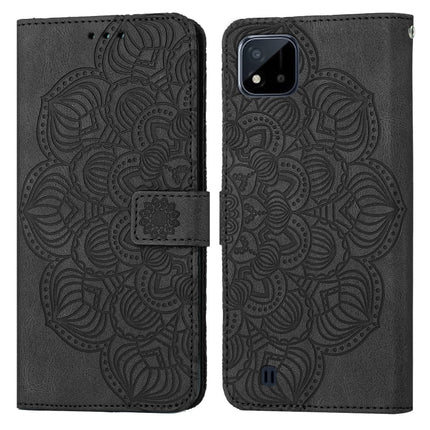 Mandala Embossed Flip Leather Phone Case, For OPPO Realme C20, For OPPO Realme C21, For OPPO Reno6 5G, For OPPO Reno6 Pro 5G