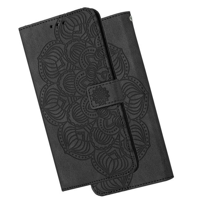 Mandala Embossed Flip Leather Phone Case, For OPPO Realme C20, For OPPO Realme C21, For OPPO Reno6 5G, For OPPO Reno6 Pro 5G