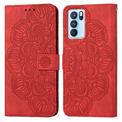 Mandala Embossed Flip Leather Phone Case, For OPPO Realme C20, For OPPO Realme C21, For OPPO Reno6 5G, For OPPO Reno6 Pro 5G
