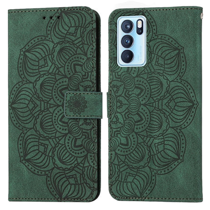 Mandala Embossed Flip Leather Phone Case, For OPPO Realme C20, For OPPO Realme C21, For OPPO Reno6 5G, For OPPO Reno6 Pro 5G