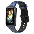 For Huawei Band 7 / Camouflage Blue