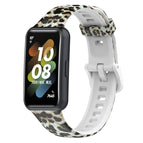 For Huawei Band 7 / Brown Leopard Print