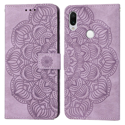 Mandala Embossed Flip Leather Phone Case, For Xiaomi Redmi Note 7 / Note 7 Pro, For Xiaomi Redmi 9, For Xiaomi Redmi 9A, For Xiaomi Redmi 9C / 10A