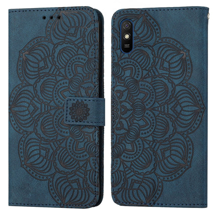 Mandala Embossed Flip Leather Phone Case, For Xiaomi Redmi Note 7 / Note 7 Pro, For Xiaomi Redmi 9, For Xiaomi Redmi 9A, For Xiaomi Redmi 9C / 10A