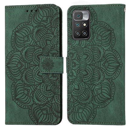 Mandala Embossed Flip Leather Phone Case, For Xiaomi Redmi 9T, For Xiaomi Redmi 10, For Xiaomi Redmi 10C, For Xiaomi Redmi Note 8
