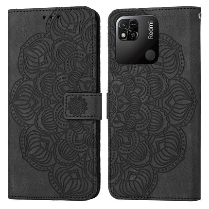 Mandala Embossed Flip Leather Phone Case, For Xiaomi Redmi 9T, For Xiaomi Redmi 10, For Xiaomi Redmi 10C, For Xiaomi Redmi Note 8