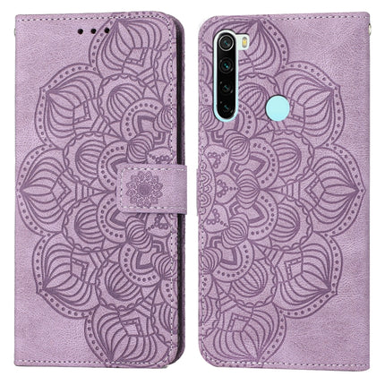 Mandala Embossed Flip Leather Phone Case, For Xiaomi Redmi 9T, For Xiaomi Redmi 10, For Xiaomi Redmi 10C, For Xiaomi Redmi Note 8