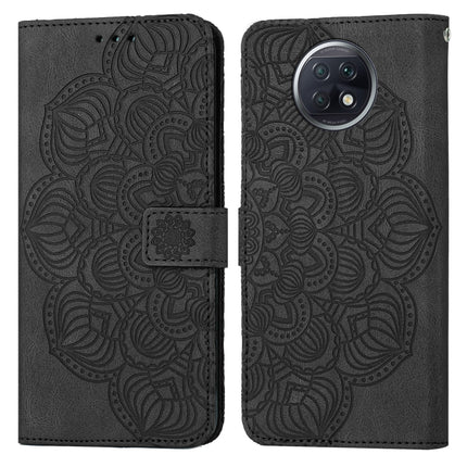 Mandala Embossed Flip Leather Phone Case, For Xiaomi Redmi Note 8 Pro, For Xiaomi Redmi Note 8T, For Xiaomi Redmi Note 9, For Xiaomi Redmi Note 9 Pro, For Xiaomi Redmi Note 9T