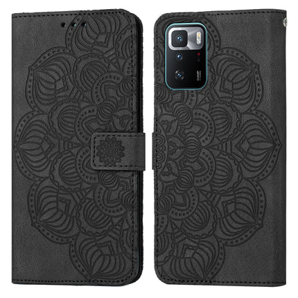 Mandala Embossed Flip Leather Phone Case, For Xiaomi Redmi Note 10, For Xiaomi Redmi Note 10 5G, For Xiaomi Redmi Note 10 Pro 4G, For Xiaomi Redmi Note 10 Pro 5G