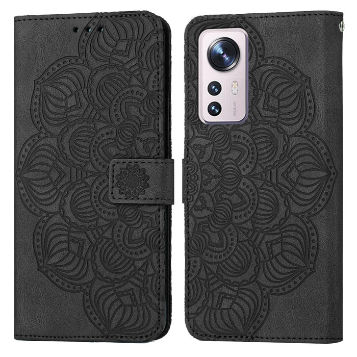 Mandala Embossed Flip Leather Phone Case, For Xiaomi 12 Lite, For Xiaomi Poco F3, For Xiaomi Poco M3, For Xiaomi Poco M4 Pro 5G