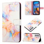 For Motorola Moto E32 / Galaxy Marble White LS004