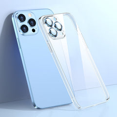 Transparent PC Phone Case with Lens Film, For iPhone 13, For iPhone 13 Pro, For iPhone 13 Pro Max, For iPhone 12, For iPhone 12 Pro, For iPhone 12 Pro Max