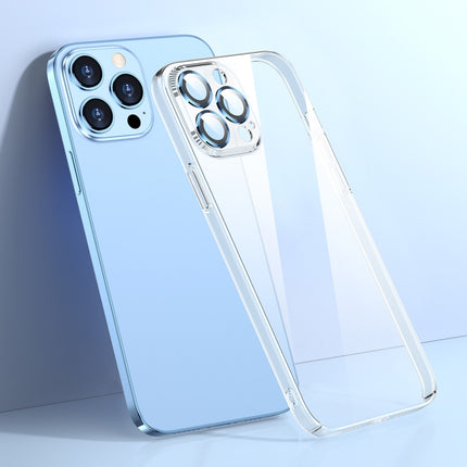 Transparent PC Phone Case with Lens Film, For iPhone 13, For iPhone 13 Pro, For iPhone 13 Pro Max, For iPhone 12