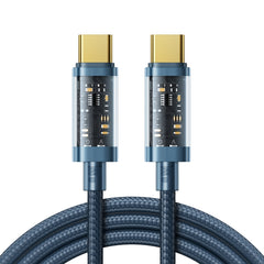 JOYROOM S-CC100A12 USB-C / Type-C to USB-C / Type-C 100W Sync Data Cable, 1.2m USB-C / Type-C to USB-C / Type-C, 2m USB-C / Type-C to USB-C / Type-C