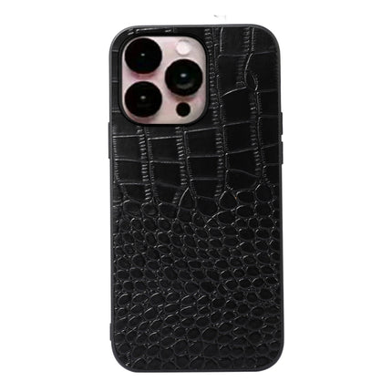 Krokodil-Oberschicht-Rindslederhülle, für iPhone 14 Plus, für iPhone 14 Pro Max, für iPhone 14 Pro, für iPhone 14