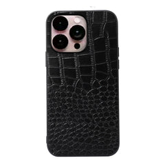 Crocodile Top Layer Cowhide Leather Case, For iPhone 14 Plus, For iPhone 14 Pro Max, For iPhone 14 Pro, For iPhone 14