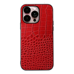 Crocodile Top Layer Cowhide Leather Case, For iPhone 14 Plus, For iPhone 14 Pro Max, For iPhone 14 Pro, For iPhone 14