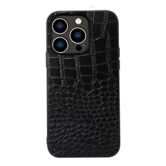 Crocodile Top Layer Cowhide Leather Case, For iPhone 14 Plus, For iPhone 14 Pro Max, For iPhone 14 Pro, For iPhone 14