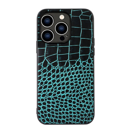 Krokodil-Oberschicht-Rindslederhülle, für iPhone 14 Plus, für iPhone 14 Pro Max, für iPhone 14 Pro, für iPhone 14