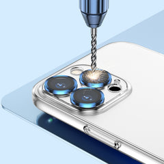MagSafe Magnetic Transparent PC + Glass Lens Film Phone Case, For iPhone 12 Pro, For iPhone 12