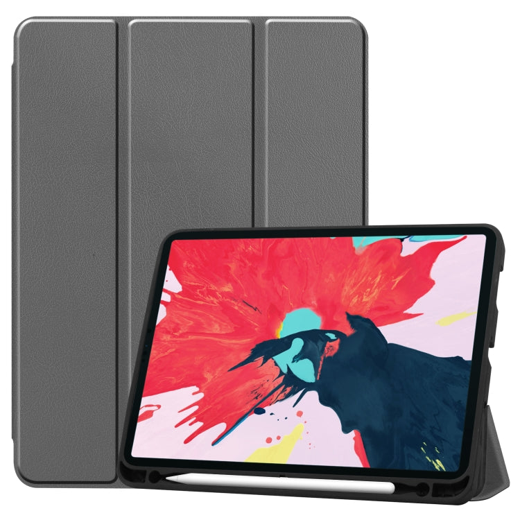 Funda inteligente para tableta de TPU con patrón Custer, función de suspensión, soporte de tres pliegues y ranura para bolígrafo, para iPad Pro de 11 pulgadas 2020