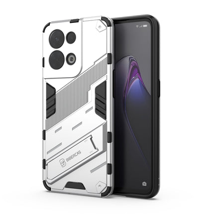 Punk Armor 2 in 1 PC + TPU Shockproof Phone Case with Invisible Holder, For OPPO Reno8, For OPPO Reno8 Pro, For OPPO Reno8 Pro+