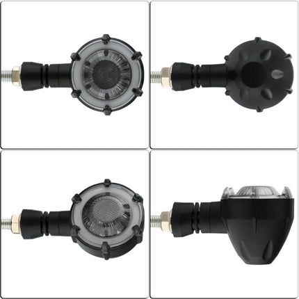 PE-ZSD-174 Motorcycle Flashing Rotation Mode LED Two-color Modified Round Turn Signal Light