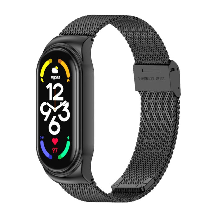 MIJOBS CS Milan Buckle Metal Watch Band, CS