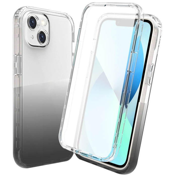 Funda de teléfono transparente a prueba de golpes con degradado de cuerpo completo para iPhone 14, iPhone 14 Pro, iPhone 14 Plus, iPhone 14 Pro Max